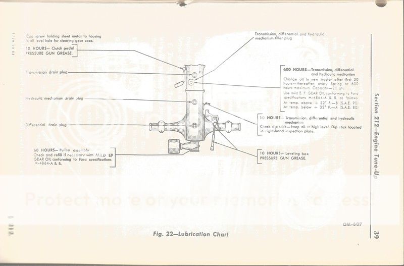 What are the drain plug sizes for a Ford 8N Tractor? Yesterday's